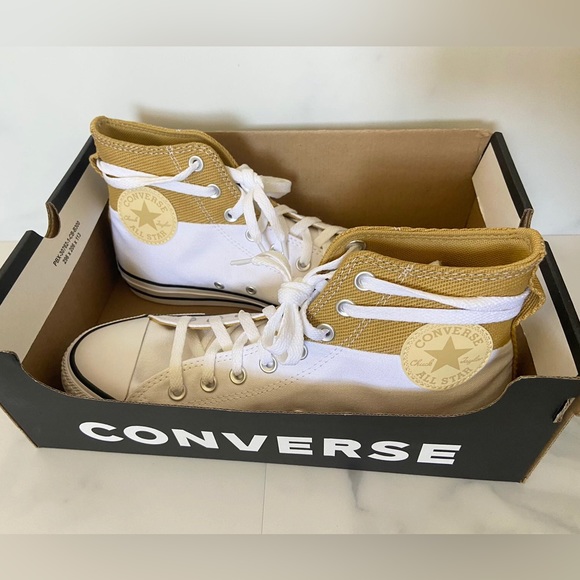 Converse Chuck Taylor All-Star Hi Crafted Patchwork Mens Shoes Size 8 - Picture 10 of 12